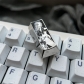 2U Enter Ti-alloy Artisan Keycaps Precision Pointillism for Mechanical Keyboard -Boa Hancock